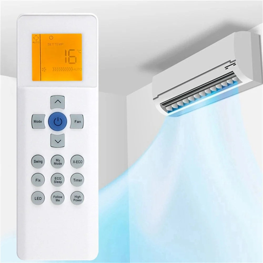 RG67G(2S) / BGEF For Carrier Air Conditioner Infrared Remote Control 10m Range Replacement Controller - 5