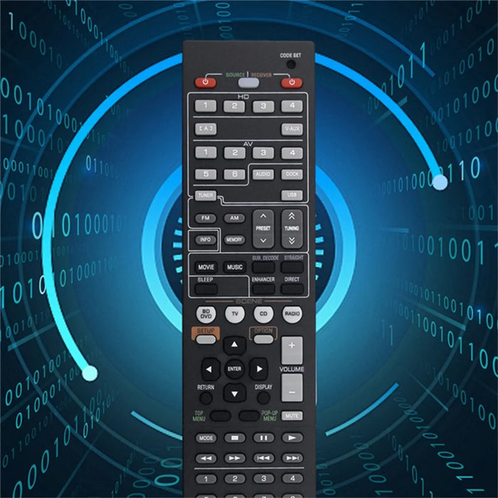 RAV432 For Yamaha AV Receiver Infrared Remote Control 10m Range Ergonomic Wireless Controller - 4