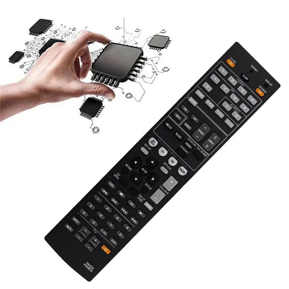 RAV332 For Yamaha AV Receiver Infrared Remote Control 10m Range Ergonomic Wireless Controller - 3