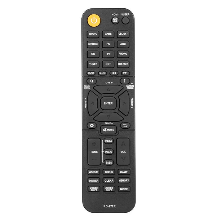 RC-972R For Onkyo AV Receiver Remote Control 10m Range Ergonomic Infrared Wireless Controller - 1