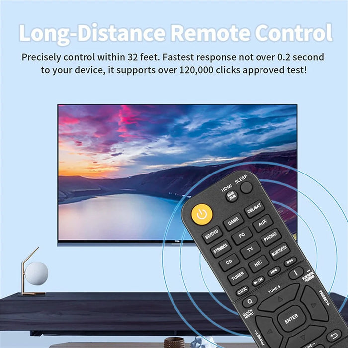 RC-972R For Onkyo AV Receiver Remote Control 10m Range Ergonomic Infrared Wireless Controller - 3