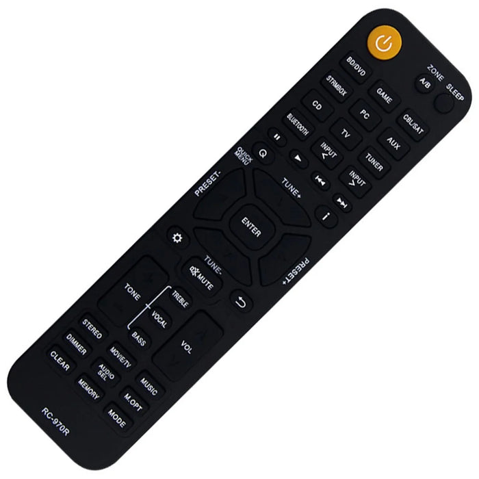 RC-970R For Onkyo AV Receiver Remote Control 10m Range Ergonomic Infrared Wireless Controller - 2