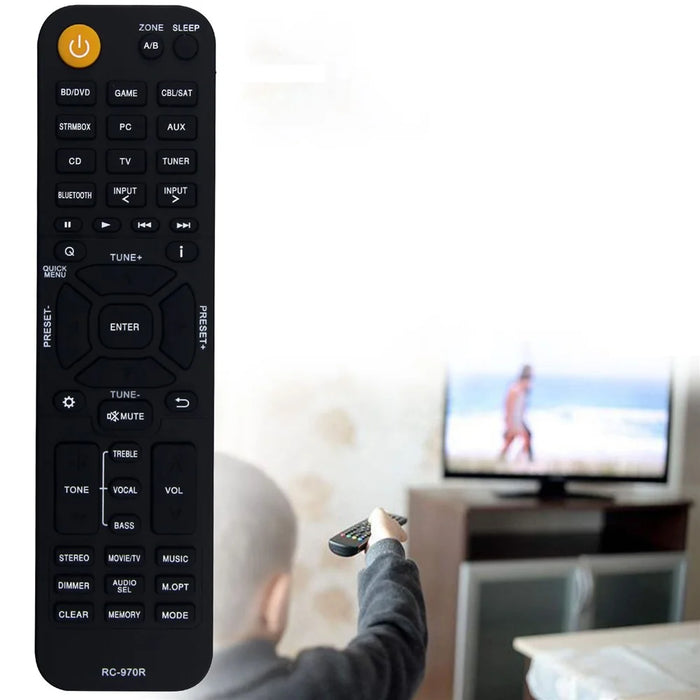 RC-970R For Onkyo AV Receiver Remote Control 10m Range Ergonomic Infrared Wireless Controller - 3