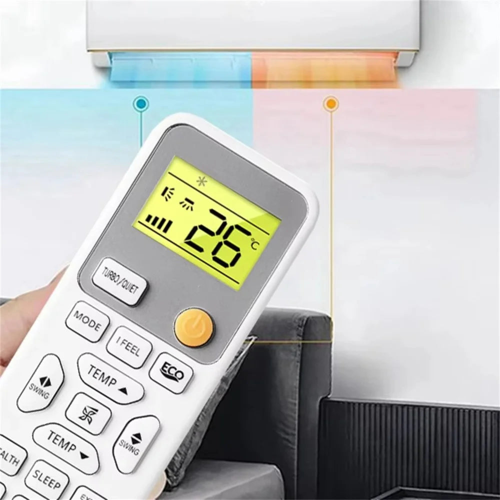 0010406609E For Haier Air Conditioner Infrared Remote Control Replacement 10m Range Wireless Controller - 2