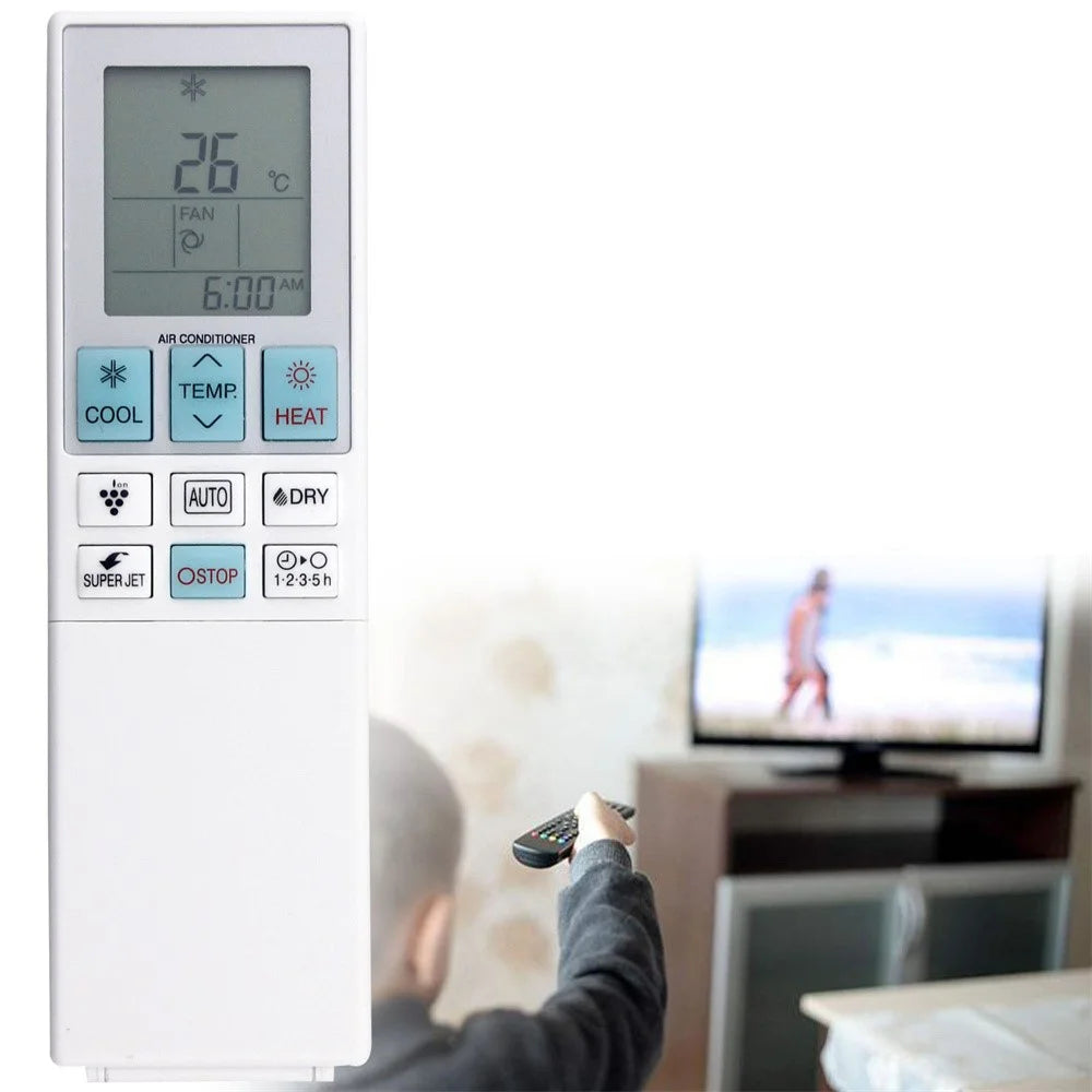 CRMC-B153JBEZ For Sharp Air Conditioner Infrared Remote Control Replacement 10m Range Handheld Controller - 2