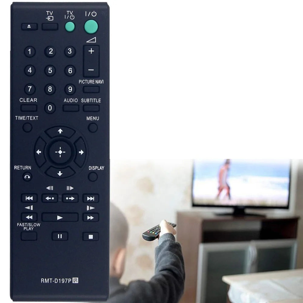 RMT-D197P For Sony DVD Wireless Remote Control Infrared Replacement Ergonomic Controller - 2