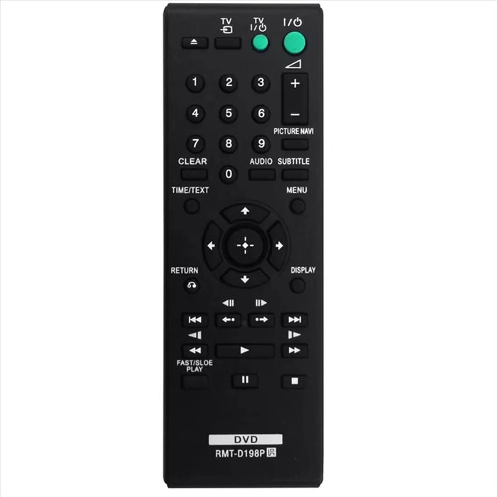 RMT-D198P For Sony DVD Wireless Remote Control Infrared Replacement Ergonomic Controller - 1