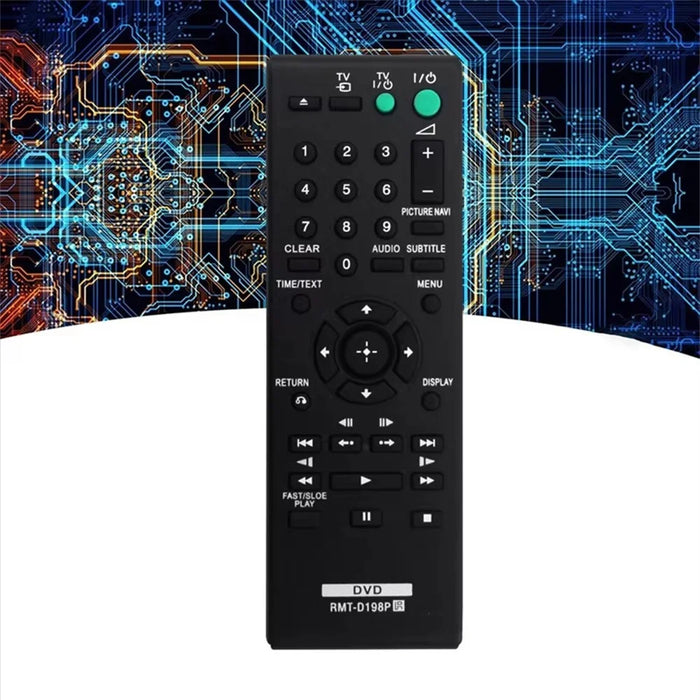 RMT-D198P For Sony DVD Wireless Remote Control Infrared Replacement Ergonomic Controller - 4