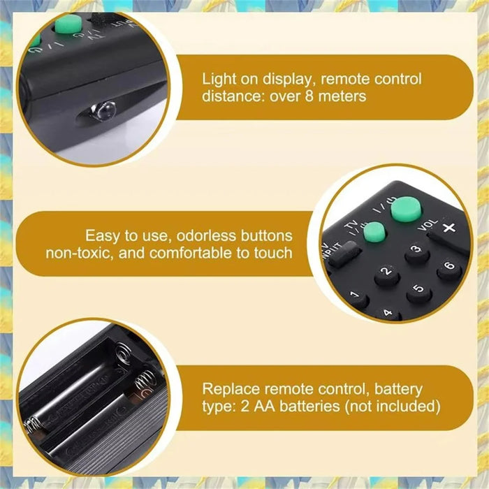 RMT-D197A For Sony DVD Wireless Remote Control Infrared Replacement Ergonomic Controller - 5