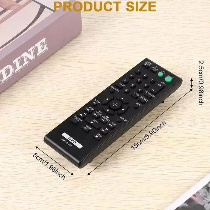 RMT-D197A For Sony DVD Wireless Remote Control Infrared Replacement Ergonomic Controller - 6