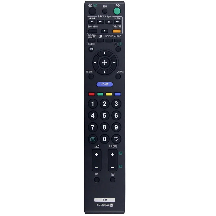 RM-GD007 For Sony TV Remote Control Battery Operated Infrared Replacement Controller - 1