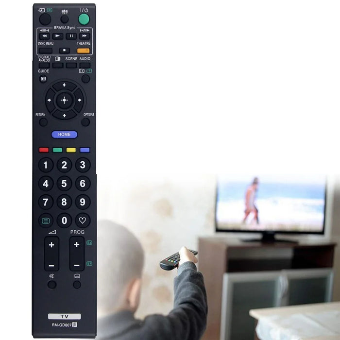 RM-GD007 For Sony TV Remote Control Battery Operated Infrared Replacement Controller - 2
