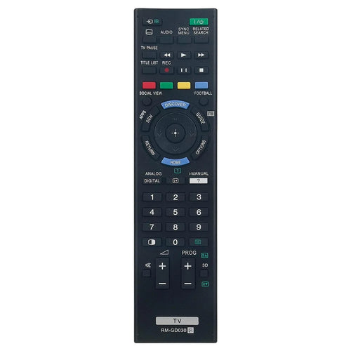 RM-GD030 For Sony TV Remote Control Battery Operated Infrared Replacement Controller - 1