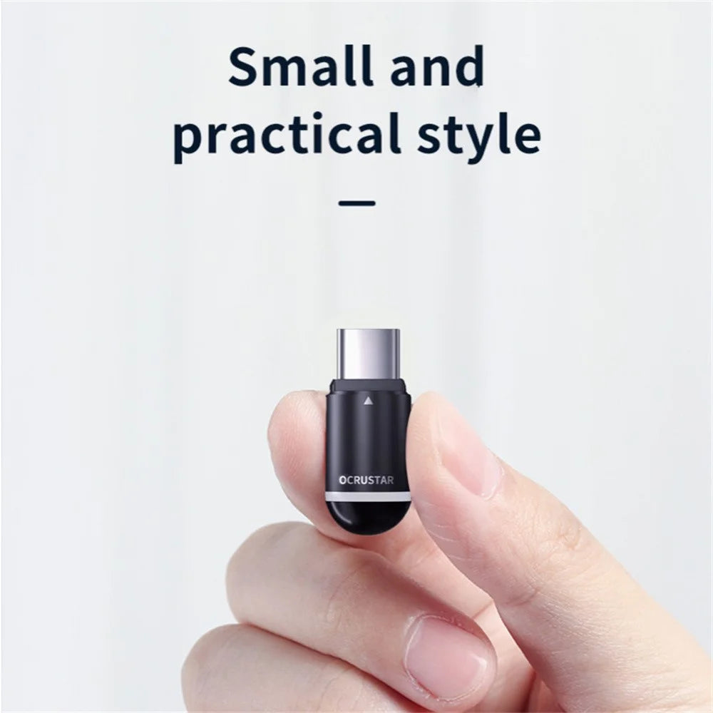 OCRUSTAR EKX6i-T Mini Smartphone IR Remote Control Long Range Control or Air Conditioner TV - Type-C Port - Black - 3