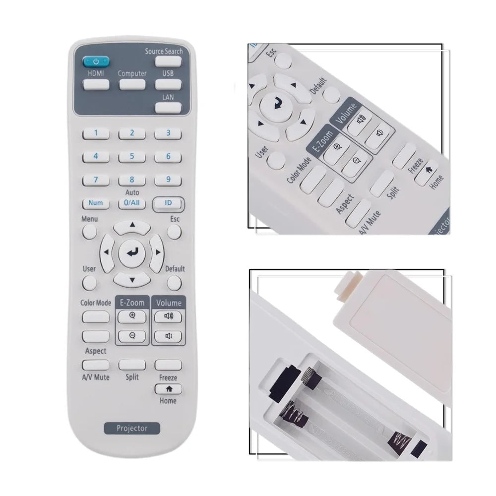 219863500 For Epson Projector Infrared Remote Control Long Range Transmission Universal Replacement - 1
