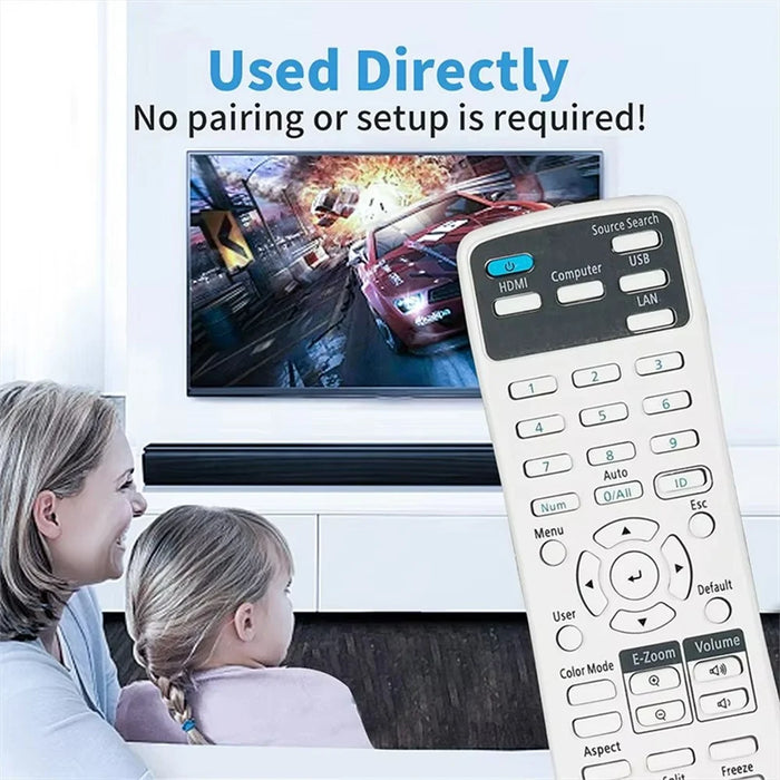 219863500 For Epson Projector Infrared Remote Control Long Range Transmission Universal Replacement - 3