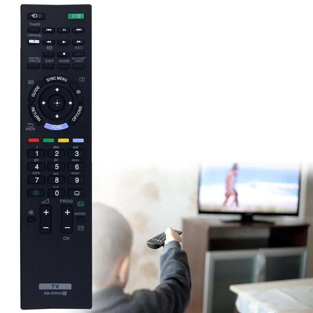 RM-ED045 For Sony TV Remote Control Battery Operated Infrared Replacement Controller - 3