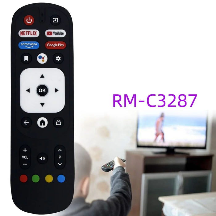 RM-C3287 For JVC TV Remote Control Battery Powered Voice Activated Infrared Controller - 2