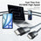 ESSAGER 2 in 1 3 Speeds Adjustable Massage USB-C to USB-C Data Cable 1.5m 100W Fast Charging Cord - 3