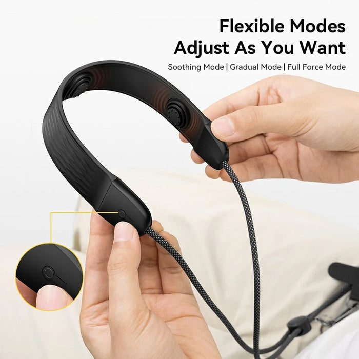 ESSAGER 2 in 1 3 Speeds Adjustable Massage USB-C to USB-C Data Cable 1.5m 100W Fast Charging Cord - 5