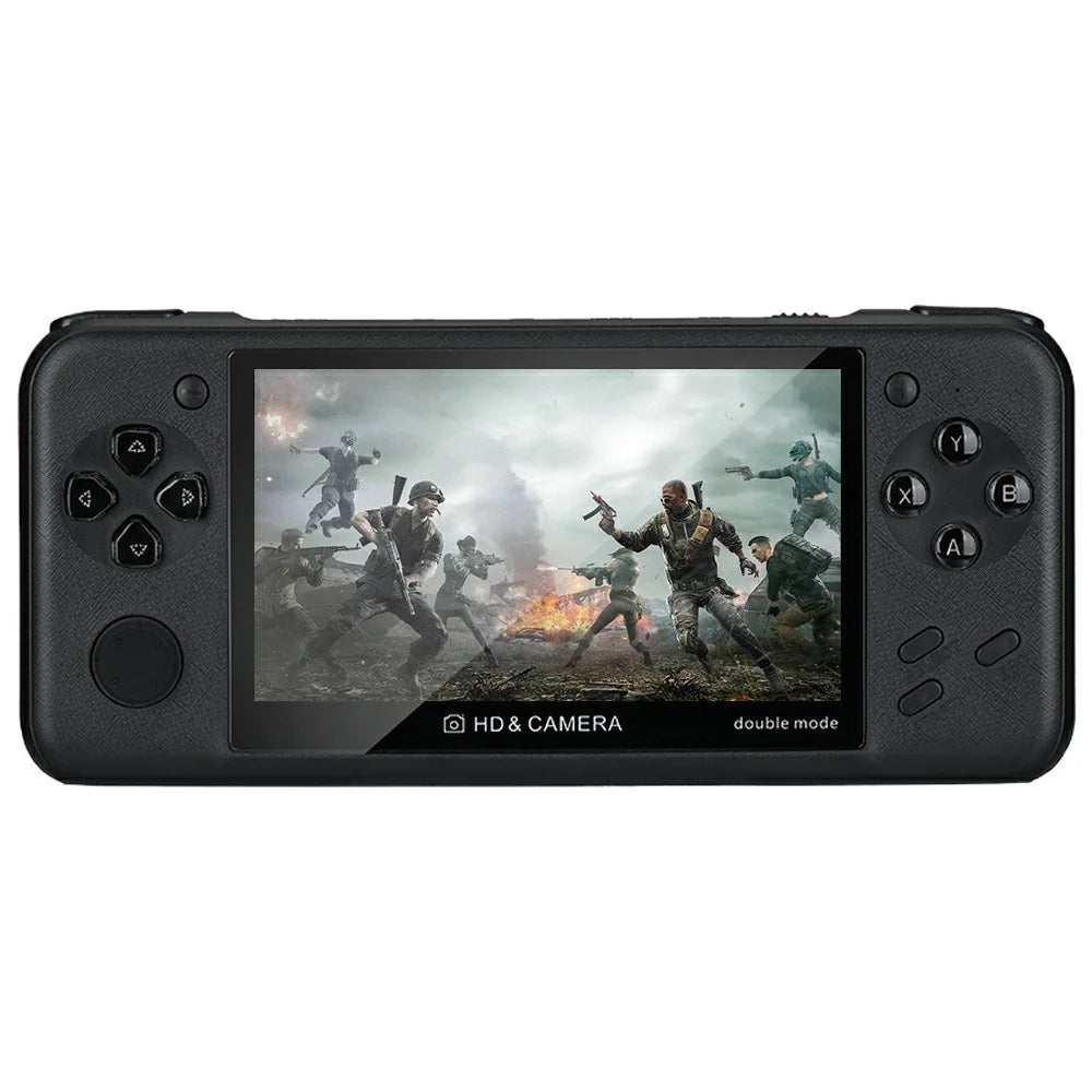 XY10 8GB Retro 4.3 inch HD Screen Handheld Gaming Console Multi Emulator Portable Game Machine - Black - 1