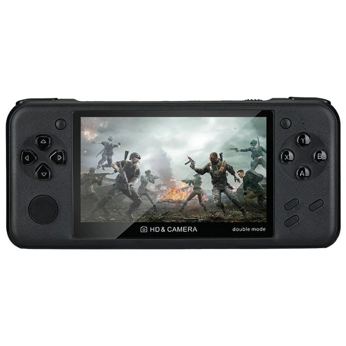 XY10 8GB Retro 4.3 inch HD Screen Handheld Gaming Console Multi Emulator Portable Game Machine - Black - 1