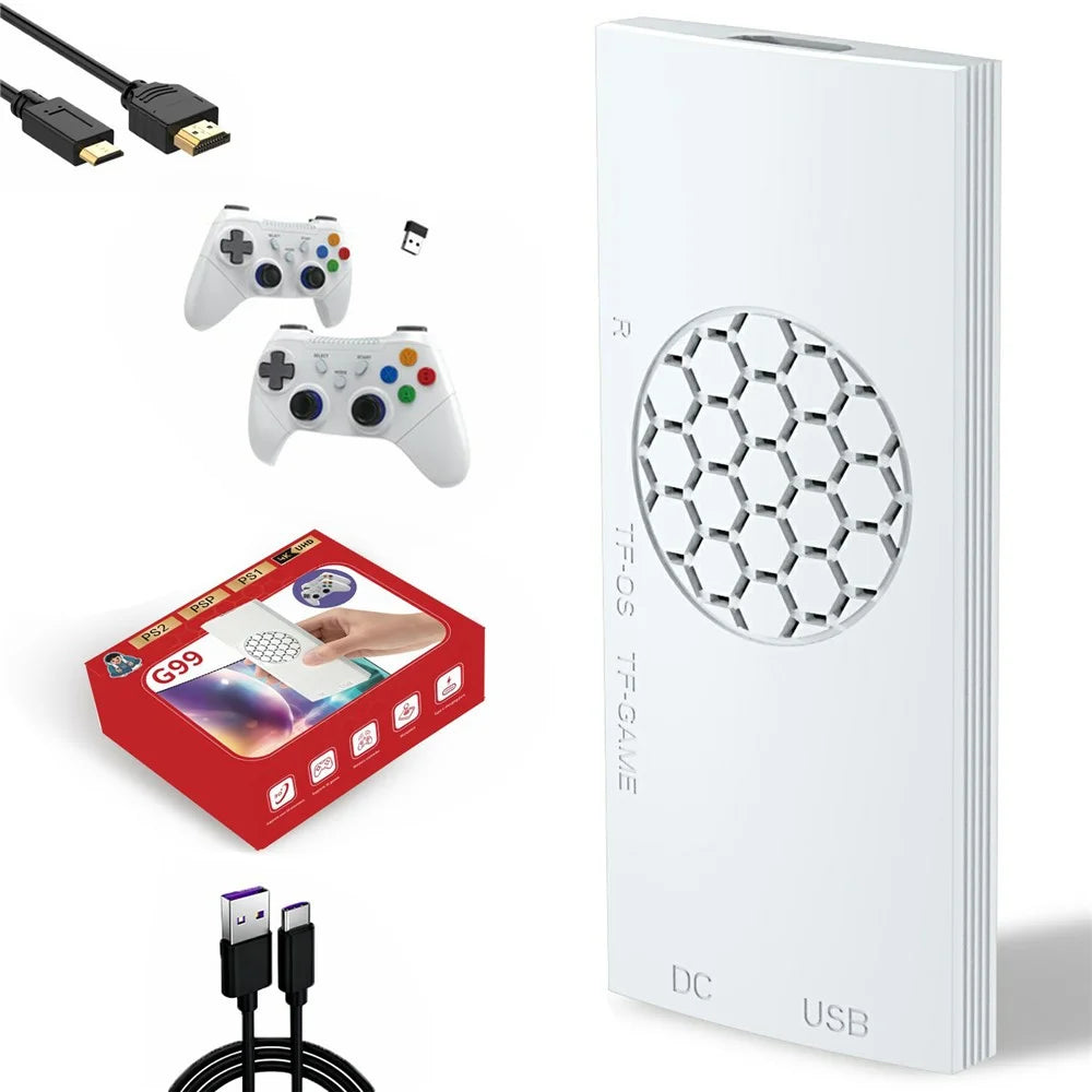 G99 Video Game Console 4K UHD HD TV Stick Multi Emulator Support for PS2  /  PSP  /  PS1  /  MAME  /  N64 - 1