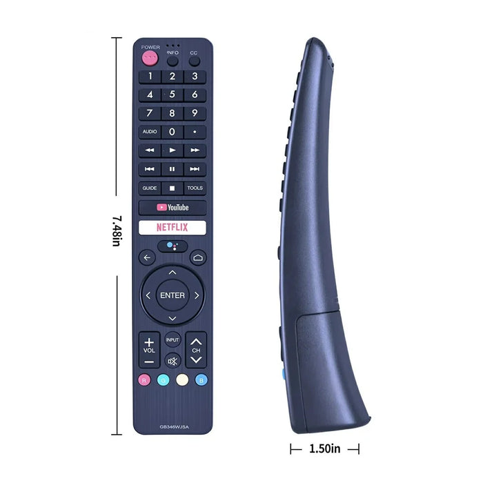 GB346WJSA For Sharp TV Voice Remote Control IR Infrared Replacement 10m Range Controller - 4