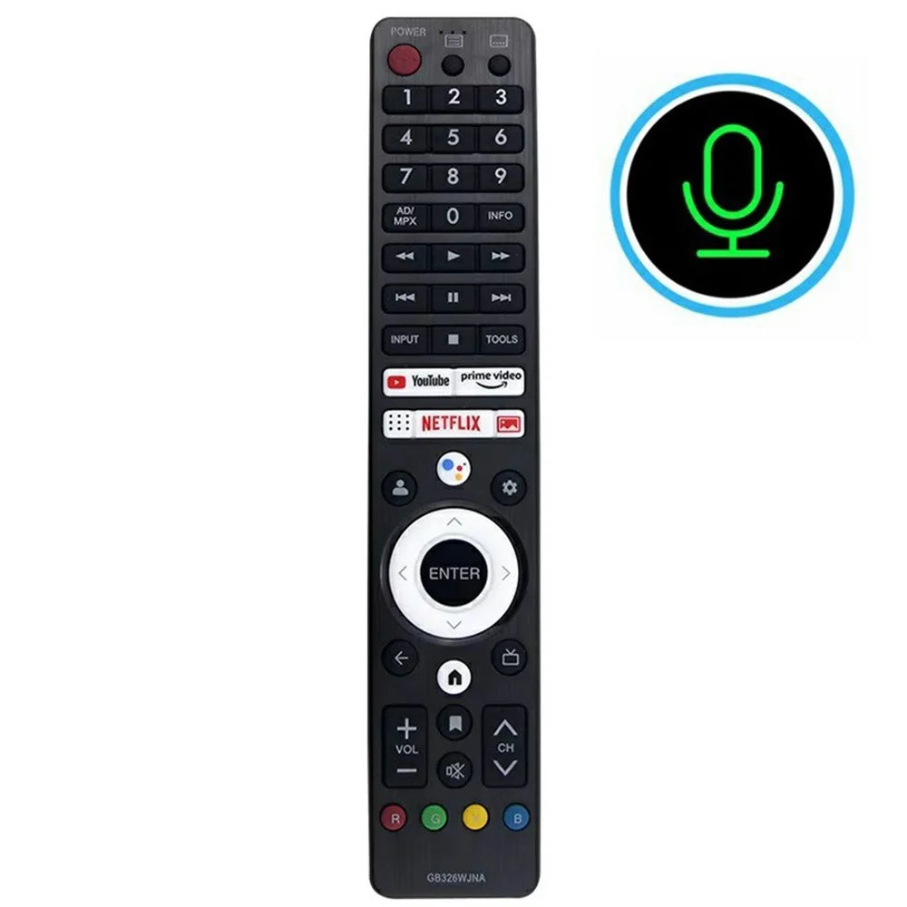GB326WJNA For Sharp TV Voice Remote Control IR Infrared Replacement 10m Range Controller - 1