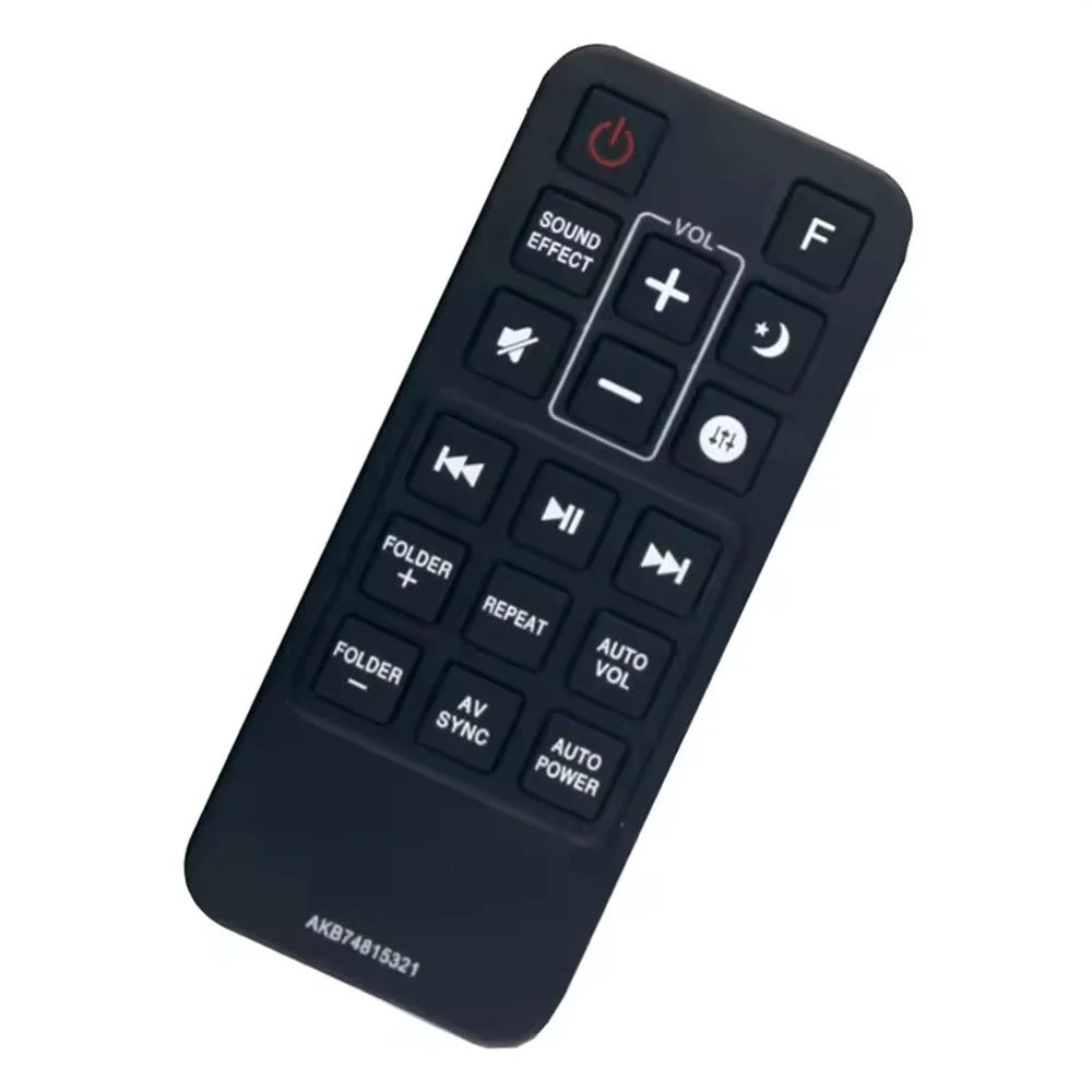 AKB74815321 For LG Soundbar Remote Control 1-10m Range Infrared Replacement Controller - 4