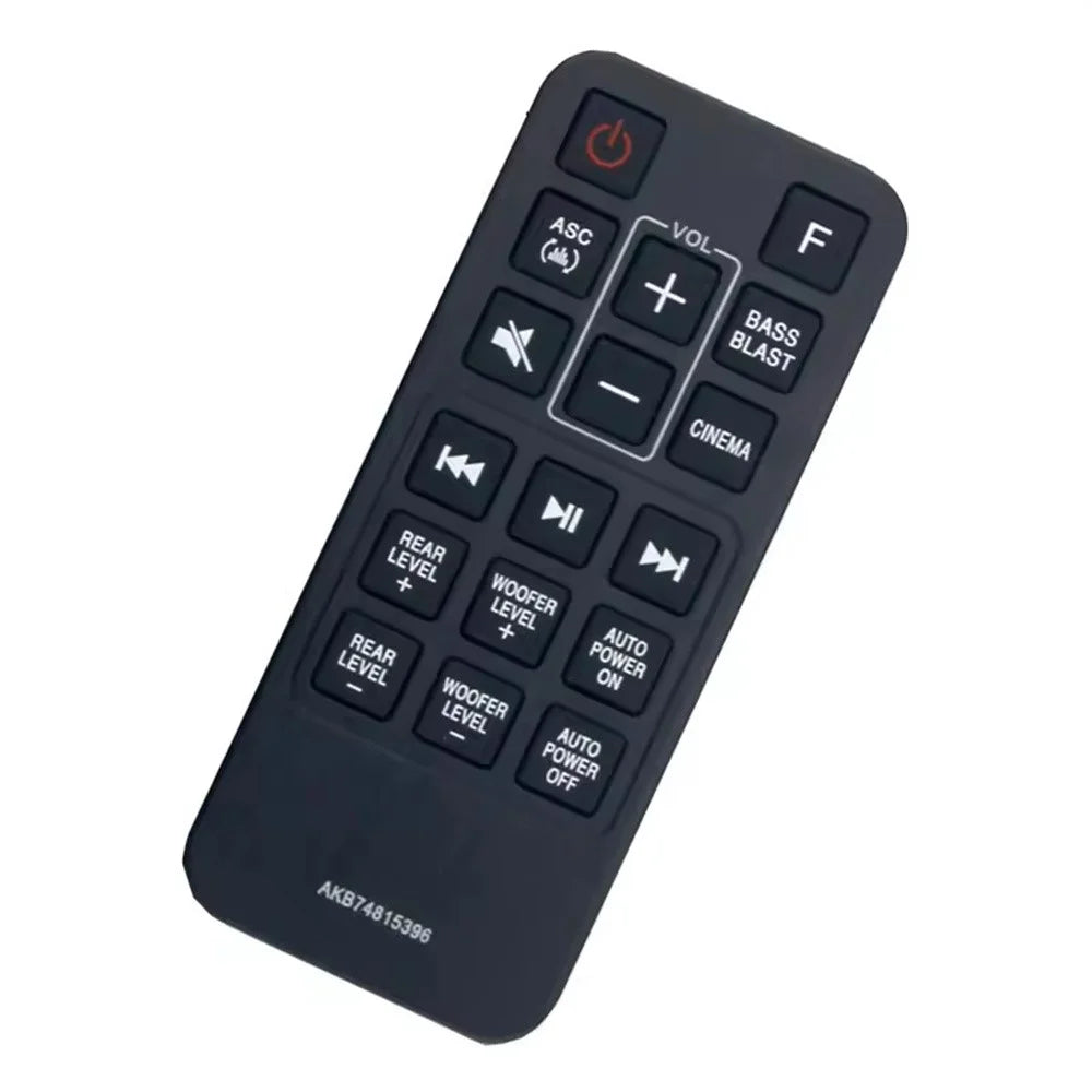 AKB74815396 For LG Soundbar Remote Control 1-10m Range Infrared Replacement Controller - 4