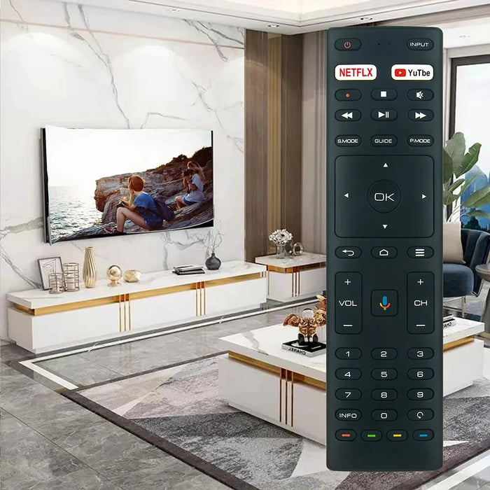RM-C3363 For JVC TV Remote Control with Voice Button Replacement Remote 10M Range Battery Powered - 2