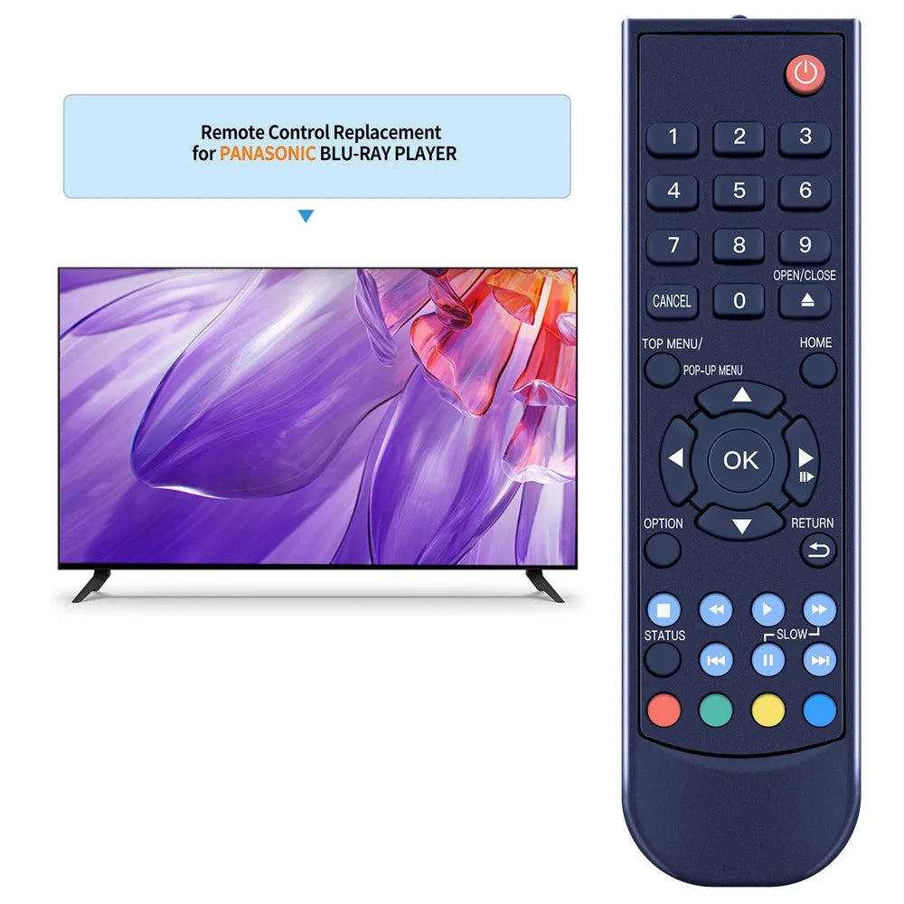 N2QAYA000205 1-10m Range Remote Control for Panasonic Blu-ray DVD Player Ergonomic Infrared Controller - 5