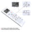CRMC-A907JBEZ For Sharp Air Conditioner ABS 10m Infrared Remote Control Ergonomic Infrared Controller - 4