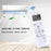 CRMC-A907JBEZ For Sharp Air Conditioner ABS 10m Infrared Remote Control Ergonomic Infrared Controller - 5