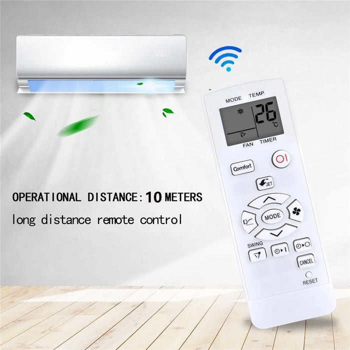 CRMC-A907JBEZ For Sharp Air Conditioner ABS 10m Infrared Remote Control Ergonomic Infrared Controller - 5