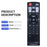AKB73655710 For LG Home Theater Amplifier and Player Remote Controller 10m Range Infrared Remote Control - 2