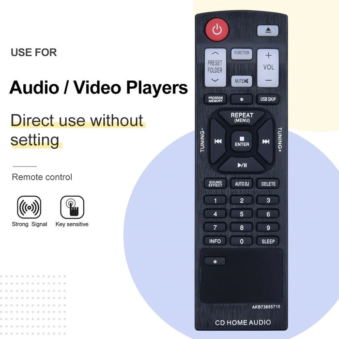 AKB73655710 For LG Home Theater Amplifier and Player Remote Controller 10m Range Infrared Remote Control - 4