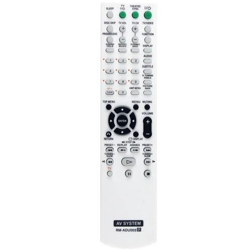 RM-ADU003 10m Range Infrared Remote Control for Sony AV Amplifier Ergonomic Remote Controller - 1