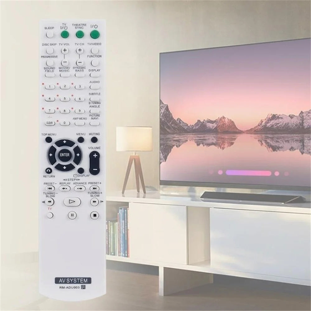 RM-ADU003 10m Range Infrared Remote Control for Sony AV Amplifier Ergonomic Remote Controller - 5