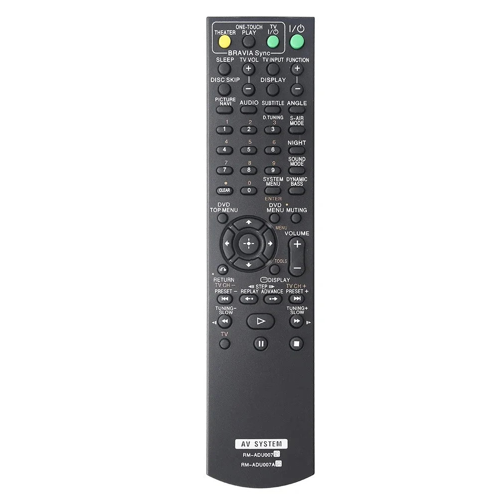 RM-ADU007  /  RM-ADU007A For Sony AV Amplifier 10m Range Remote Controller Ergonomic Infrared Remote Control - 1