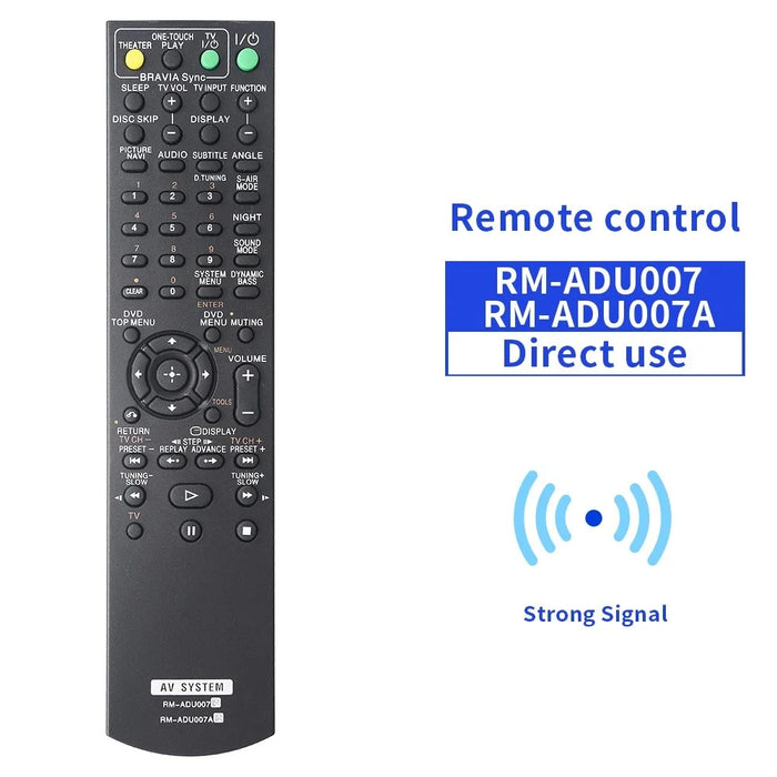 RM-ADU007  /  RM-ADU007A For Sony AV Amplifier 10m Range Remote Controller Ergonomic Infrared Remote Control - 5