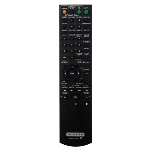 RM-ADU047 10m Range Infrared Remote Controller Ergonomic Remote Control for Sony AV Amplifier - 1