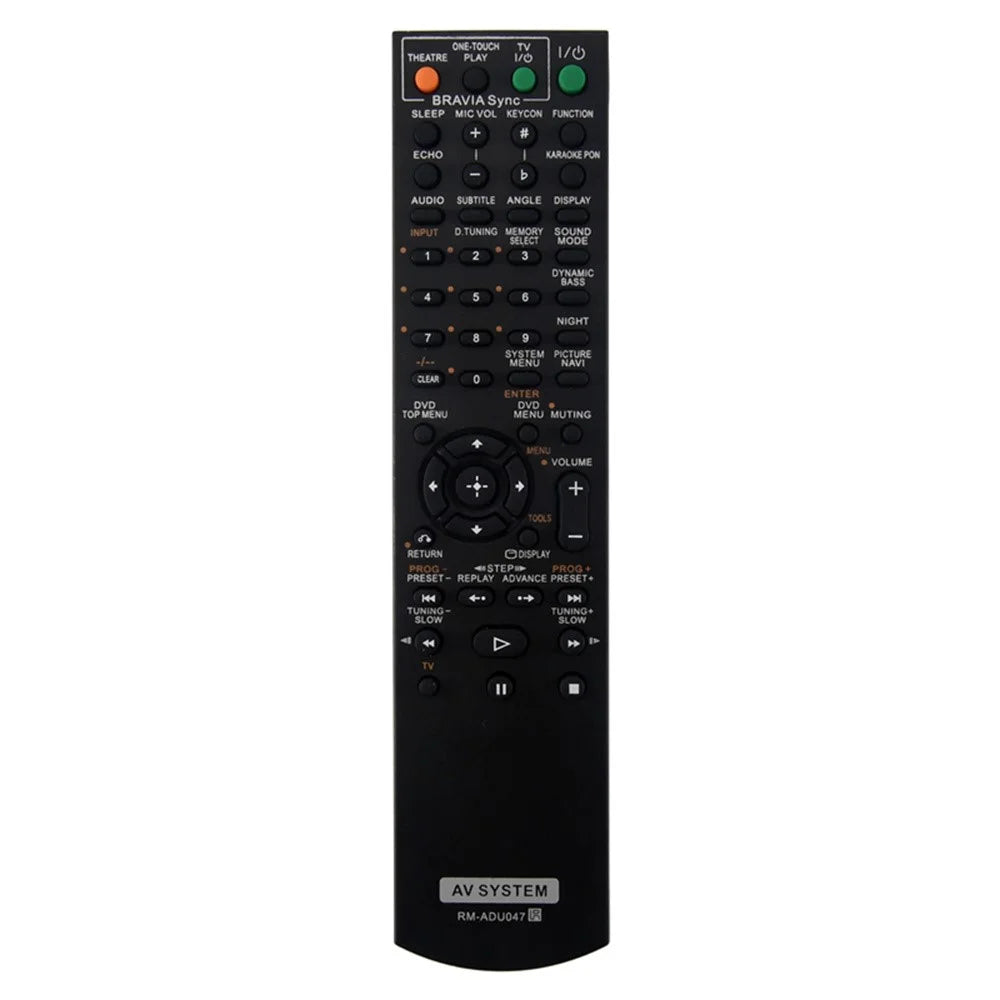 RM-ADU047 10m Range Infrared Remote Controller Ergonomic Remote Control for Sony AV Amplifier - 1