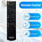 RM-ADU047 10m Range Infrared Remote Controller Ergonomic Remote Control for Sony AV Amplifier - 3