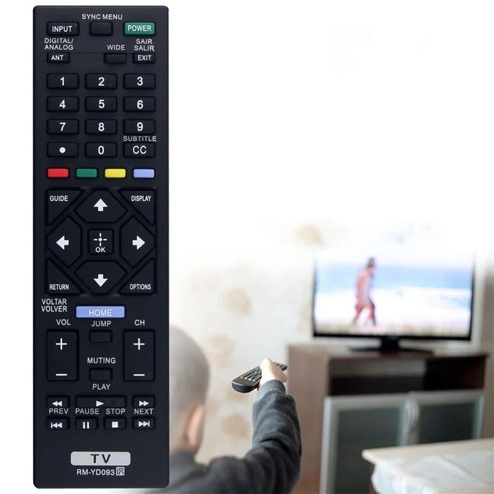 RM-YD093 For Sony TV 10m Range Remote Controller Ergonomic Infrared Remote Control - 4