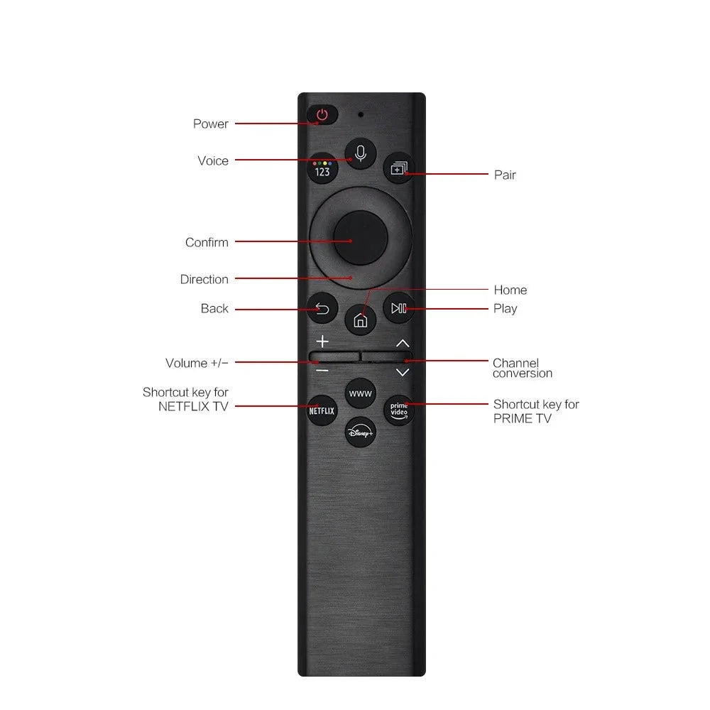 BN59-01385D 8m Range Solar Charging Remote Control Voice Control Remote for Samsung TV - 5