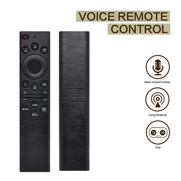 BN59-01385D 8m Range Voice Control Remote for Samsung TV Solar Charging Remote Controller - 3