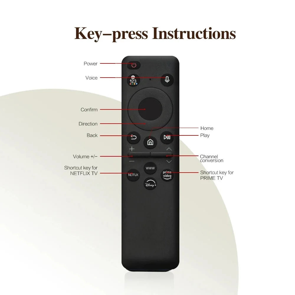 BN59-01432J For Samsung TV 8m Range Solar Charging Remote Controller Voice Control Remote - 5
