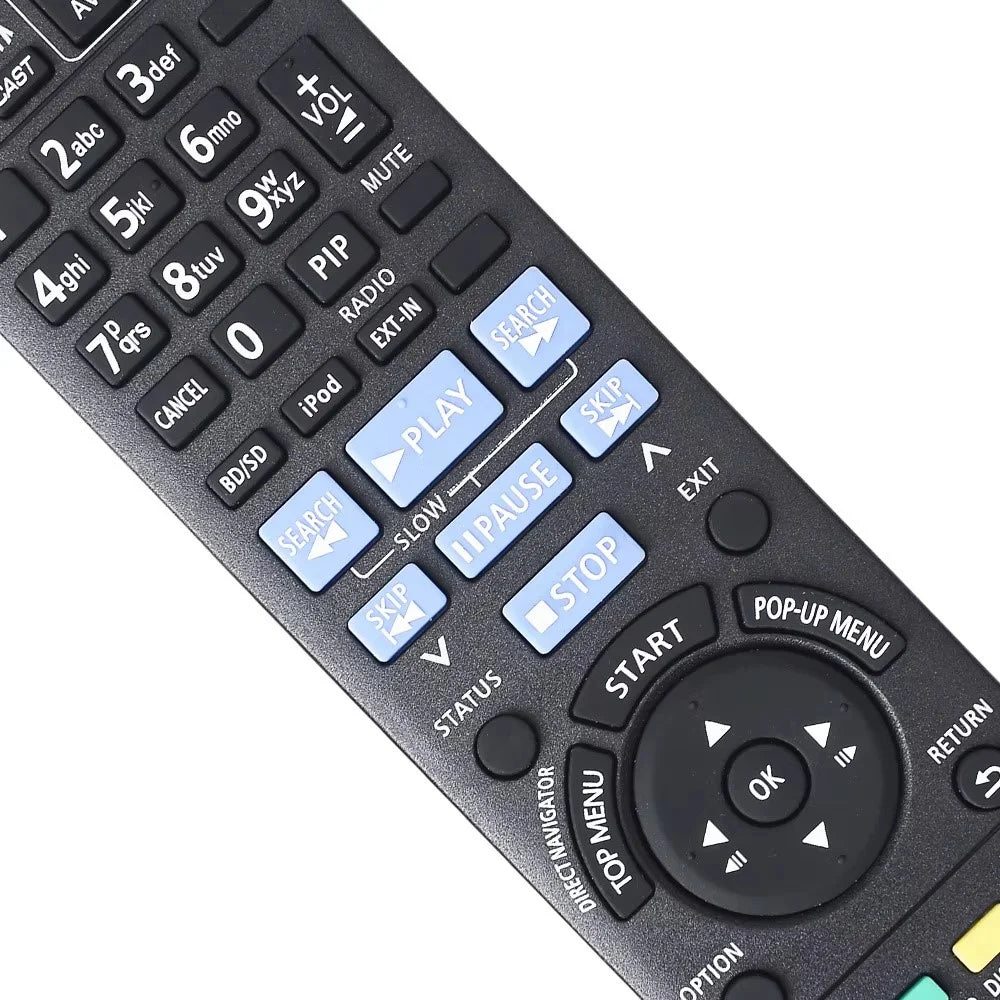 N2QAKB000090 10m Infrared Remote Control for Panasonic Audio Player Ergonomic Remote Controller - 2
